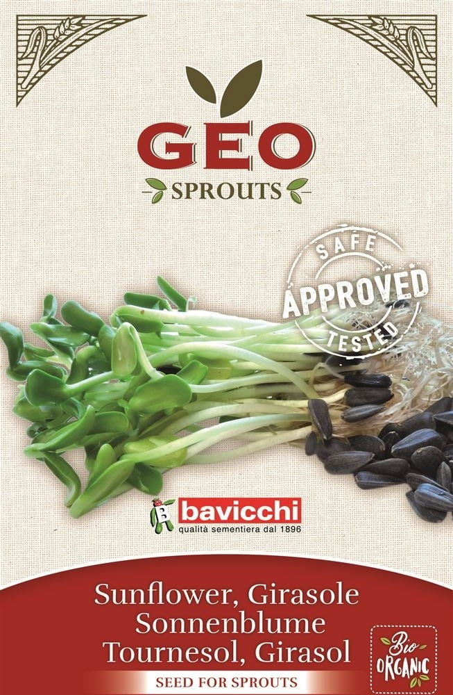 Sunflower ORGANIC Sprouting Seeds Weston seed